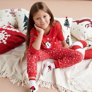 Sinsay - Vianočné pyžamo Minnie Mouse - Červená