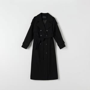 Sinsay - Dvojradový kabát klasického strihu - Čierna