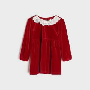 Sinsay - Riasené šaty - Červená