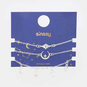Sinsay - Súprava 3 náramkov - Strieborná