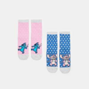 Sinsay - Súprava 2 párov ponožiek Lilo & Stitch - Ružová