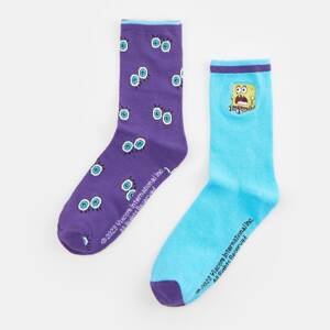Sinsay - Súprava 2 párov ponožiek - Purpurová