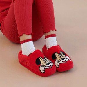 Sinsay - Papuče Minnie Mouse - Červená