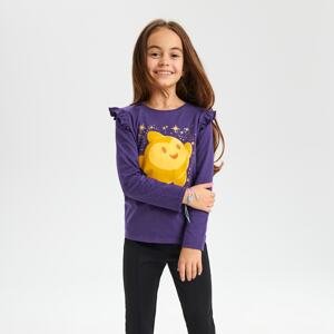 Sinsay - Tričko s dlhými rukávmi Disney - Purpurová