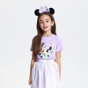 Sinsay - Tričko Minnie Mouse - Purpurová