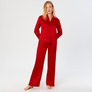 Sinsay - Saténové pyžamo - Červená