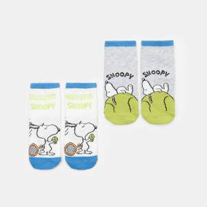 Sinsay - Súprava 2 párov ponožiek Snoopy - Biela