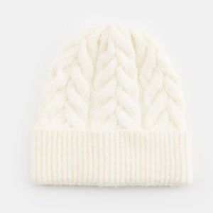 Sinsay - Čiapka beanie - Krémová