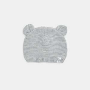 Sinsay - Čiapka beanie s uškami - Svetlošedá