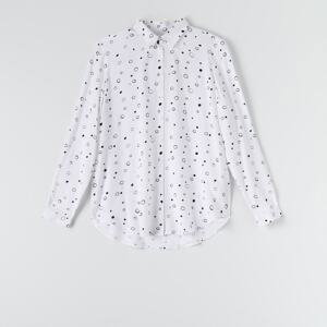 Sinsay - Vzorovaná košeľa - Biela