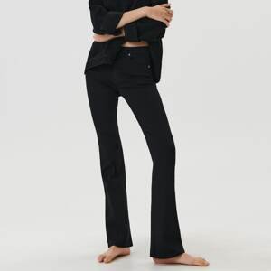 Sinsay - Flare džínsy so stredne vysokým pásom - Čierna