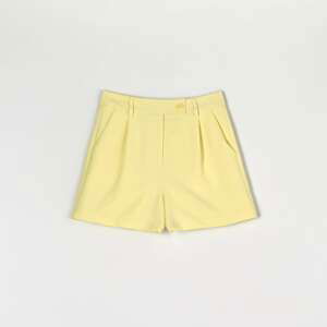 Sinsay - Elegantné šortky - Žltá