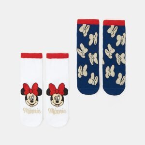 Sinsay - Súprava 2 párov ponožiek Minnie Mouse - Tmavomodrá