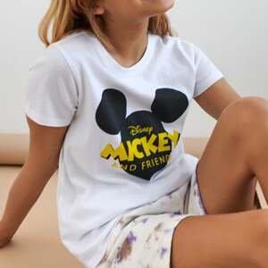 Sinsay - Tričko Mickey Mouse - Biela
