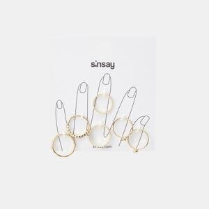 Sinsay - Súprava 6 prsteňov - Viacfarebná
