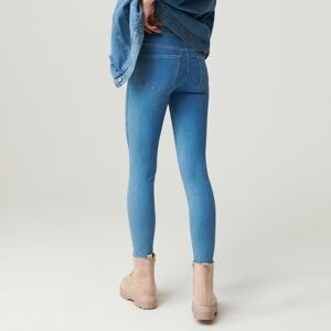 Sinsay - Džínsy mid rise skinny - Modrá