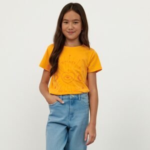Sinsay - Tričko s potlačou - Oranžová