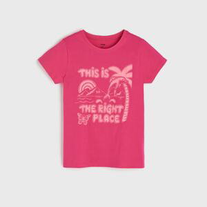 Sinsay - Tričko s potlačou - Ružová