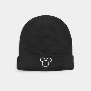 Sinsay - Čiapka beanie Mickey Mouse - Čierna