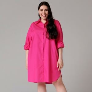 Sinsay - Košeľové šaty - Ružová