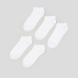 Sinsay - Súprava 5 párov ponožiek - Biela