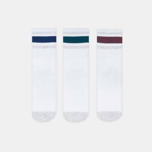 Sinsay - Súprava 3 párov ponožiek - Biela