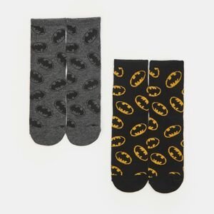 Sinsay - Súprava 2 párov ponožiek Batman - Šedá