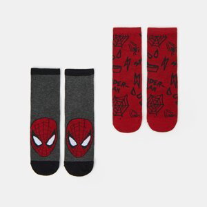 Sinsay - Súprava 2 párov ponožiek Spiderman - Šedá