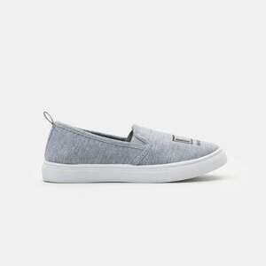 Sinsay - Slip-on tenisky - Svetlošedá