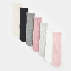 Sinsay - Súprava 7 párov ponožiek - Viacfarebná