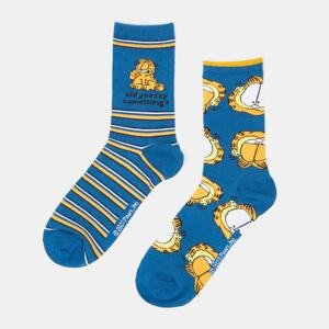 Sinsay - Súprava 2 párov ponožiek Garfield - Modrá