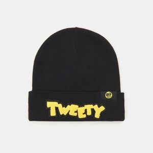 Sinsay - Čiapka beanie Tweety - Čierna