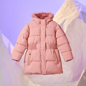 Sinsay - Prešívaná bunda s kapucňou - Ružová