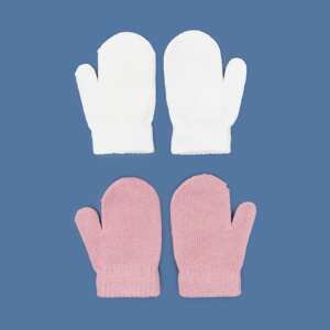Sinsay - Súprava 2 párov rukavíc - Krémová