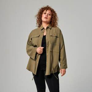 Sinsay - Bunda typu shacket - Khaki