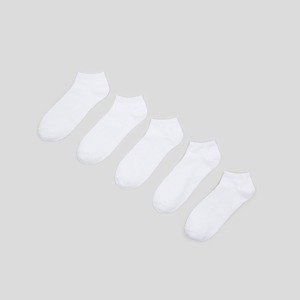 Sinsay - Súprava 5 párov ponožiek - Biela