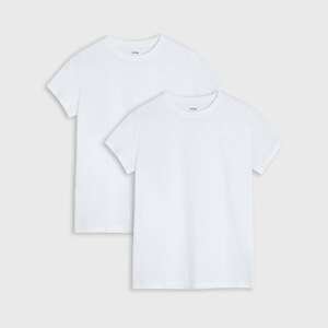 Sinsay - Súprava 2 tričiek - Biela