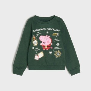 Sinsay - Mikina Peppa Pig - Khaki