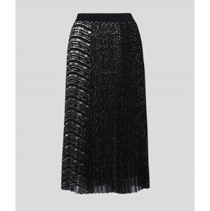 Sukňa Karl Lagerfeld K Dots Pleated Skirt Čierna 38