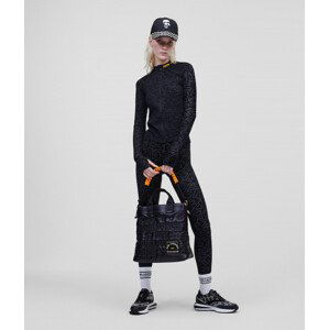 Mikina Karl Lagerfeld Athleisure Technical Zip Up Čierna Xs