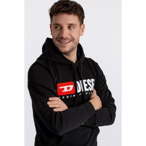 Mikina Diesel S-Ginn-Hood-Div Sweat-Shirt Čierna Xl