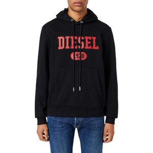 Mikina Diesel S-Ginn-Hood-K25 Sweat-Shirt Čierna S