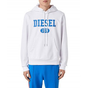 Mikina Diesel S-Ginn-Hood-K25 Sweat-Shirt Biela S