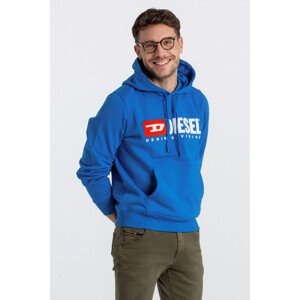 Mikina Diesel S-Ginn-Hood-Div Sweat-Shirt Modrá S