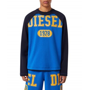 Mikina Diesel S-Raglen Sweat-Shirt Modrá S