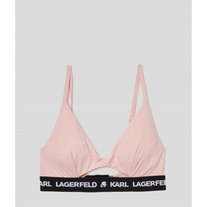 Spodná Bielizeň Karl Lagerfeld Peephole Logo Bra Ružová S
