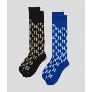 Ponožky Karl Lagerfeld K/Monogram Sock Set Čierna 35/38