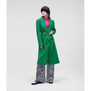 Kabát Karl Lagerfeld Tailored Feminine Coat Zelená 42