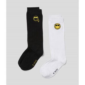 Ponožky Karl Lagerfeld Karl X Smiley Long Sock 2Pack Žltá 39/42