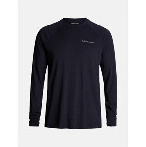 Tričko Peak Performance M Wool Blend Ls Čierna S